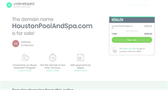 Desktop Screenshot of houstonpoolandspa.com
